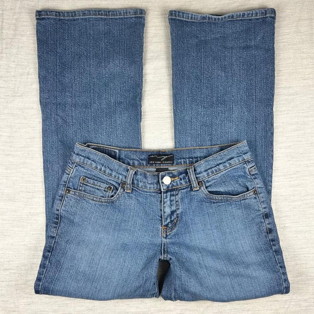 New York & Company y2k low rise bootcut flare jeans